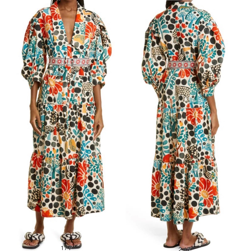 Farm Rio Mushroom Forest Canvas Dress